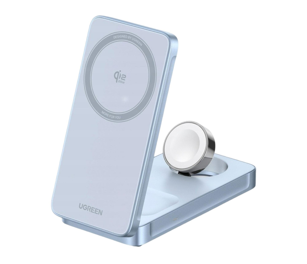UGREEN Ładowarka indukcyjna 3w1 W757 MagFlowQi2 25W szara 6941876269013 - 1416991 - zdjęcie